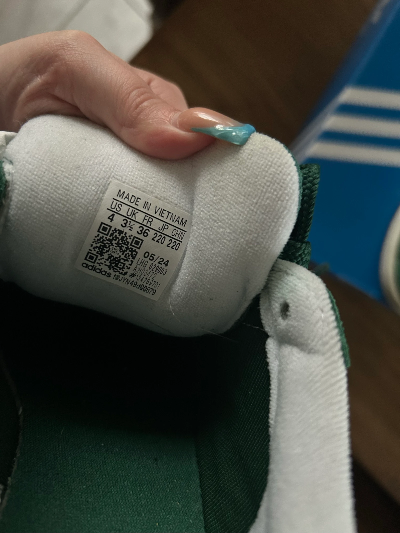 Green Adidas 00’s campus – photo 5